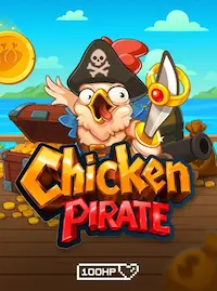 Chicken Pirate crash game at AJJILI COM